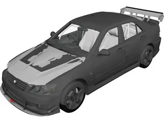 Toyota Altezza (2004) 3D Model preview