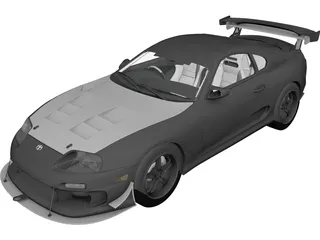 Toyota Supra Top Secret (1998) 3D Model preview