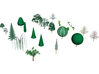 Plants Collection (30 models) 3D Model preview