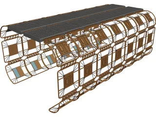 Dry Dock 3D Model preview