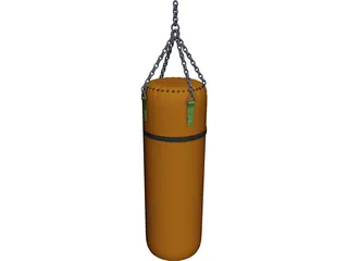 Punching Bag 3D Model preview