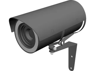 Security Camera Canon 3D Model preview