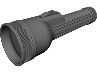 Flashlight 3D Model preview