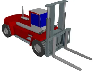 Kalmar DCD320 Forklift 3D Model preview