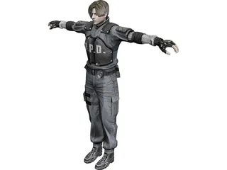 Leon S. Kennedy 3D Model preview