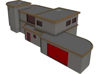Window House 3D Model preview
