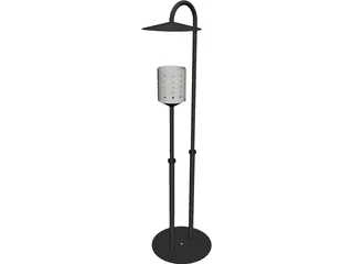 Rudy Mihu Corner Lamp 3D Model preview
