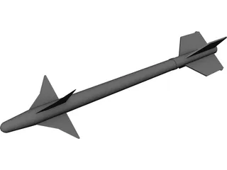 AIM-9 Sidewinder 3D Model preview