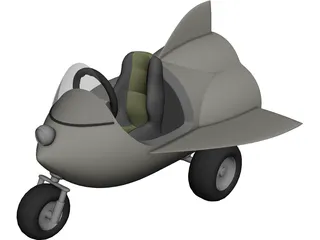 Rocket Trike 3D Model preview