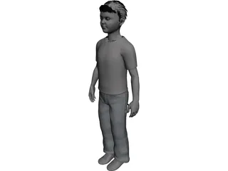 Boy 3D Model preview