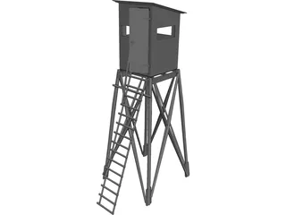Hunting Blind 3D Model preview