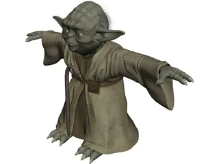 Star Wars Yoda 3D Model preview