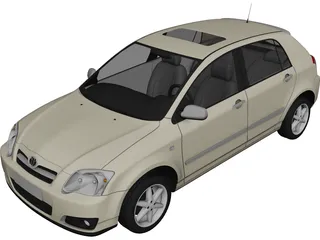 Toyota Corolla 3D Model preview