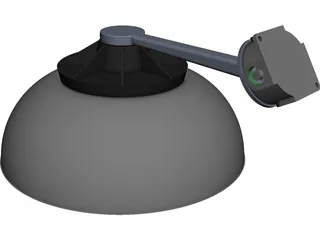 Industrial Lamp Explosion Poof 3D Model preview