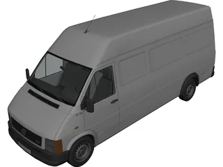 Volkswagen LT Long 3D Model preview