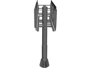 Led Screen Led Air 3D Model preview