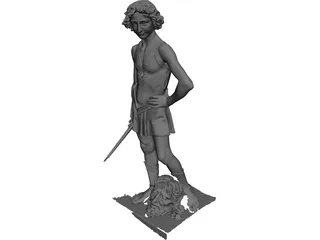 Classical Statue 3D Model preview