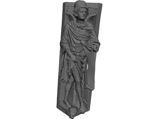 Classical Statue 3D Model preview