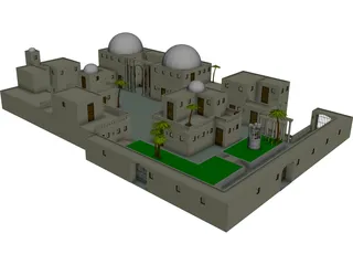 Persian City 3D Model preview
