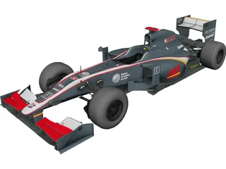 HRT F1 (2010) 3D Model preview
