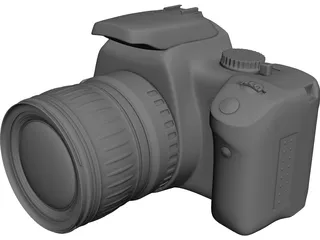 Canon EOS 400D 3D Model preview
