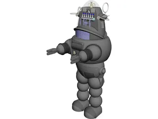 Robby the Robot 3D Model preview