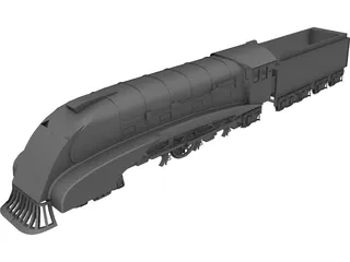Wedge Locomotive 3D Model preview