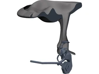 Ear Cutaway 3D Model preview