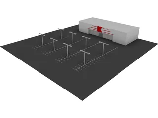 K-Mart Department Store 3D Model preview