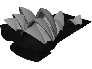 Opera House Sydney 3D Model preview