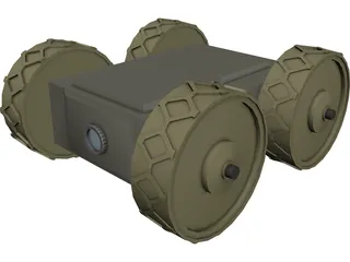 Marvin Survey Robot 3D Model preview
