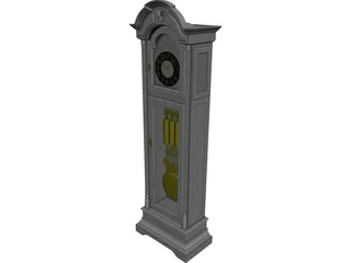 Clock 3D Model preview