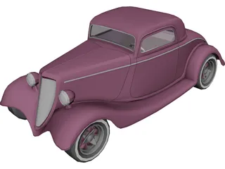 Hot Rod 3D Model preview
