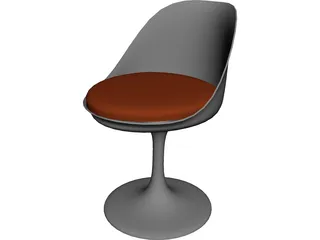 Chair Tulip 3D Model preview