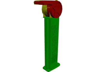 Pez Dispenser 3D Model preview