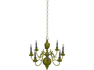 Light Classic 3D Model preview