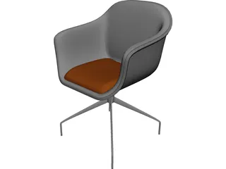 Chair Relax B&B Italia (1966) 3D Model preview