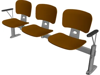 Chairs Office 3D Model preview