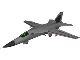 F-111 General Dynamics 3D Model preview