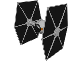 Star Wars TIE Fighter 3D Model preview