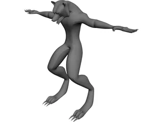 Werewolf 3D Model preview