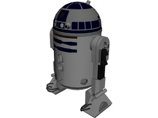 Star Wars R2D2 3D Model preview