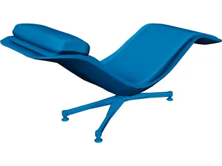 Chair Larus Relax 3D Model preview