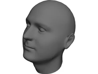 Human Head 3D Model preview
