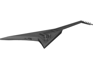 Guitar Randy Rhoads Flying V 3D Model preview