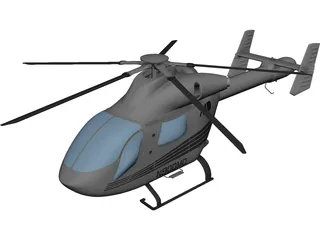 MD-900 Explorer 3D Model preview