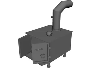 Stove 3D Model preview