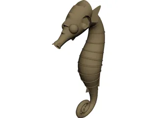 Seahorse 3D Model preview