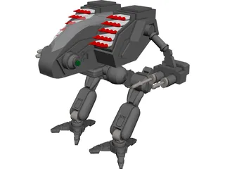 Mad Dog Battletech 3D Model preview