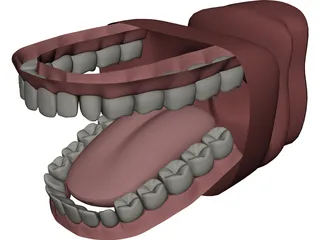 Mouth 3D Model preview